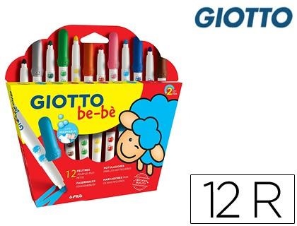 ROTULADOR GIOTTO SUPER BEBE CAJA DE 12 COLORES SURTIDOS | 8000825018565 | Librería Castillón - Comprar libros online Aragón, Barbastro