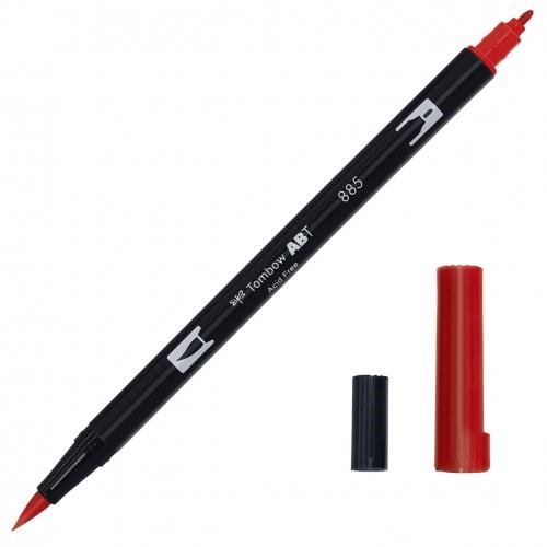 ROTULADOR TOMBOW DUAL BRUSH COLOR WARM RED ABT 885 | 4901991902136 | Librería Castillón - Comprar libros online Aragón, Barbastro