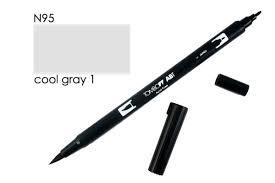 ROTULADOR TOMBOW DUAL BRUSH COLOR COOL GRAY ABT N95 | 4901991902549 | Librería Castillón - Comprar libros online Aragón, Barbastro