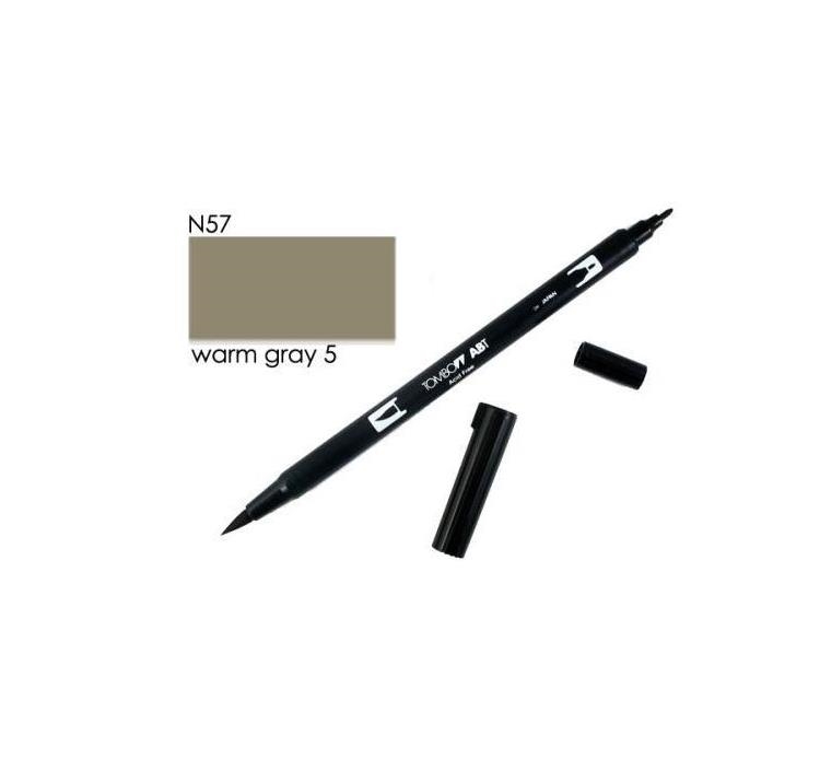 ROTULADOR TOMBOW DUAL BRUSH COLOR COOL WARN GRAY 5 ABT N57 | 4901991902440 | Librería Castillón - Comprar libros online Aragón, Barbastro