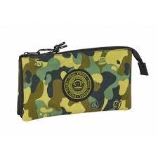 PORTATODO TRIPLE  PAUL FRANK CAMO | 8412688333240 | Librería Castillón - Comprar libros online Aragón, Barbastro