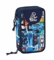 PLUMIER DOBLE PQÑO 28 PCS EL NIÑO SURF CLUB | 8412688332076 | Librería Castillón - Comprar libros online Aragón, Barbastro