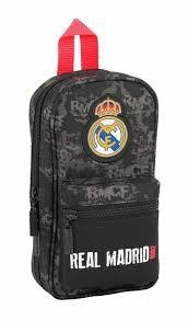 PLUMIER MOCHILA C/4 PORT LLENOS REAL MADRID BLACK | 8412688324620 | Librería Castillón - Comprar libros online Aragón, Barbastro