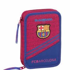 PLUMIER DOBLE PQÑO 34 PCS FC BARCELONA | 8412688325009 | Librería Castillón - Comprar libros online Aragón, Barbastro