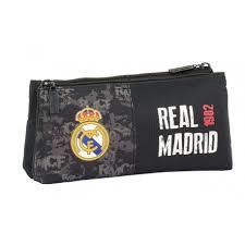 NECESER PEQUEÑO DOBLE REAL MADRID BLACK | 8412688324903 | Librería Castillón - Comprar libros online Aragón, Barbastro