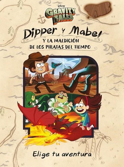 Gravity Falls. Dipper y Mabel y la maldición de los piratas del tiempo | 9788417529536 | Disney | Librería Castillón - Comprar libros online Aragón, Barbastro