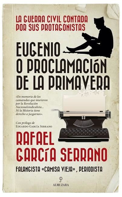 Eugenio o proclamación de la primavera | 9788417797010 | García Serrano, Rafael | Librería Castillón - Comprar libros online Aragón, Barbastro