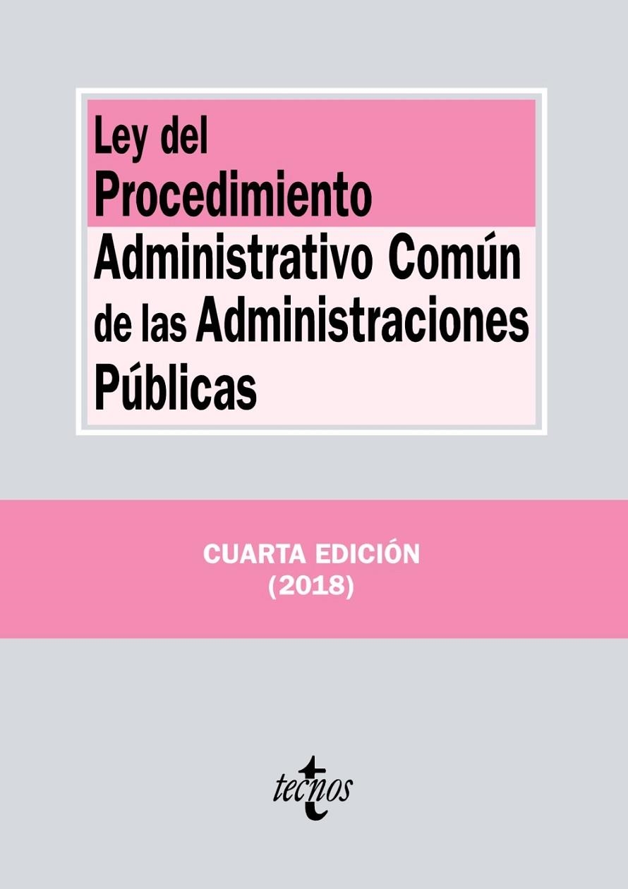 Ley del Procedimiento Administrativo Común de las Administraciones Públicas | 9788430975501 | Editorial Tecnos | Librería Castillón - Comprar libros online Aragón, Barbastro