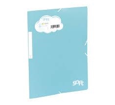 CARPETA SOLAPAS SOFT PP C/ETIQ AZUL PASTEL | 8422951054079 | Librería Castillón - Comprar libros online Aragón, Barbastro