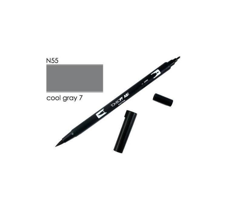 ROTULADOR TOMBOW DUAL BRUSH COLOR GREY 7 ABT 055 | 4901991902433 | Librería Castillón - Comprar libros online Aragón, Barbastro