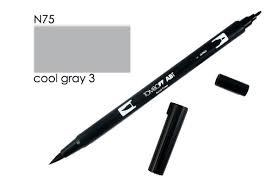 ROTULADOR TOMBOW DUAL BRUSH COLOR GREY 3 ABT 075 | 4901991902495 | Librería Castillón - Comprar libros online Aragón, Barbastro