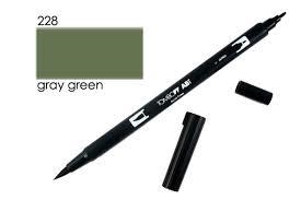 ROTULADOR TOMBOW DUAL BRUSH COLOR GRAY GREEN 228 | 4901991901337 | Librería Castillón - Comprar libros online Aragón, Barbastro