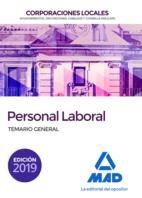 PERSONAL LABORAL DE CORPORACIONES LOCALES. TEMARIO GENERAL WS 2019 | 9788414227176 | VV.AA. | Librería Castillón - Comprar libros online Aragón, Barbastro