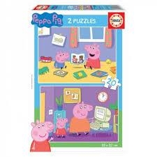 PUZZLE PEPPA PIG 2x20 PZAS 18087 | 8412668180871 | Librería Castillón - Comprar libros online Aragón, Barbastro