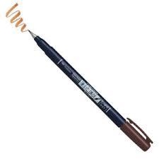 ROTULADOR TOMBOW FUDENOSUKE  BRUSH PEN BASE AGUA PUNTA BLANDA MARRON | 4901991647976 | Librería Castillón - Comprar libros online Aragón, Barbastro