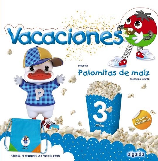 Palomitas de maíz 3 : Cuaderno de vacaciones | 9788491890492 | Campuzano Valiente, María Dolores | Librería Castillón - Comprar libros online Aragón, Barbastro