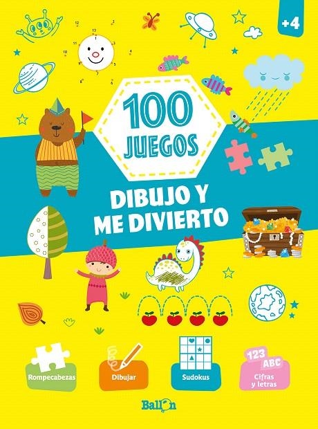 100 JUEGOS - Dibujo y me divierto +4 | 9789403212999 | BALLON | Librería Castillón - Comprar libros online Aragón, Barbastro