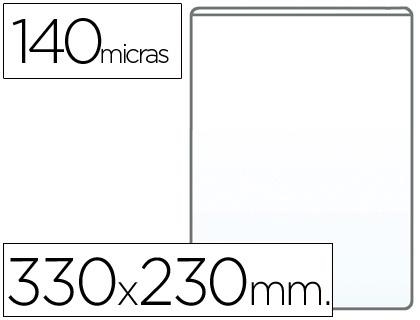 Funda portadocumento q-connect FOLIO 140 micras pvc transparente 230x330 mm | 8435055090515 | Librería Castillón - Comprar libros online Aragón, Barbastro