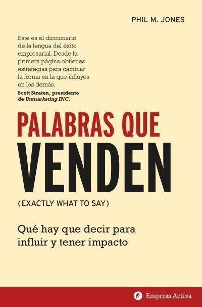 Palabras que venden | 9788416997176 | JONES, PHIL. M. | Librería Castillón - Comprar libros online Aragón, Barbastro