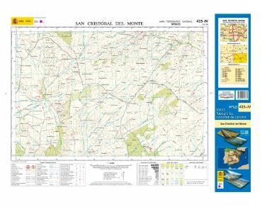 MAPA MTN 25. Hoja 425-IV, San Cristóbal del Monte | 9788441613867 | Librería Castillón - Comprar libros online Aragón, Barbastro