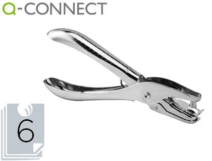 Taladrador q-connect kf18765 de tenaza metalico cromado 1 taladro abertura 6 mm capacidad 6 hojas. | 5705831187658 | Librería Castillón - Comprar libros online Aragón, Barbastro