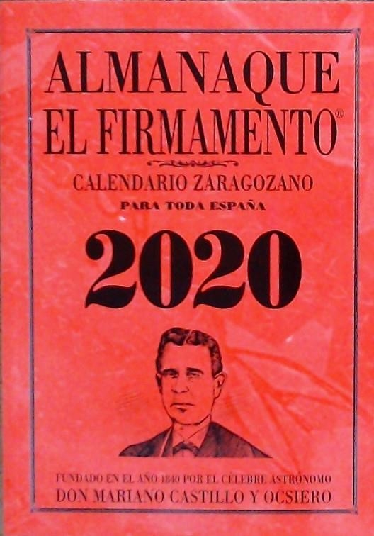 ALMANAQUE EL FIRMAMENTO 2020 ZARAGOZANO | 9788494641947 | VV.AA. | Librería Castillón - Comprar libros online Aragón, Barbastro