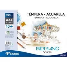 BLOC DIBUJO ACUARELA FABRIANO 10H 230X325MM 350GR | 8001348177487 | Librería Castillón - Comprar libros online Aragón, Barbastro