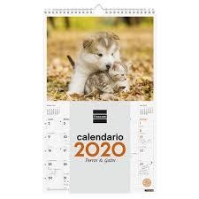 CALENDARIO PARED FINOCAM 2020 25x40 PERROS & GATOS 780553920 | 8422952190790 | Librería Castillón - Comprar libros online Aragón, Barbastro