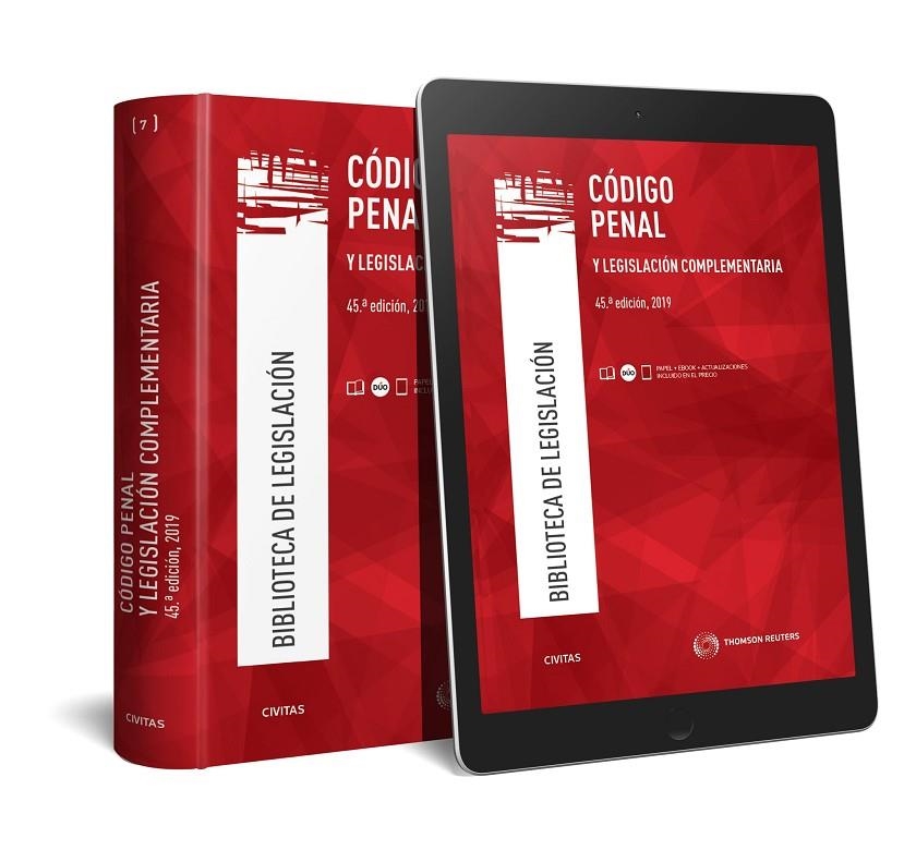 Código Penal y Legislación Complementaria (Papel + e-book) | 9788491978770 | Díaz-Maroto y Villarejo, Julio | Librería Castillón - Comprar libros online Aragón, Barbastro