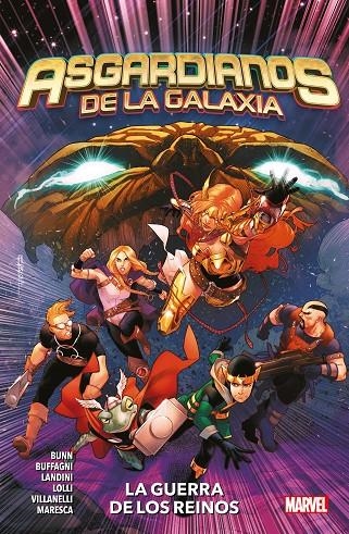 100% MARVEL COEDICIONES ASGARDIANOS DE LA GALAXIA. LA GUERRA DE LOS REINOS | 9788413341255 | Cullen Bunn, Matteo Lolli, Matteo Buffagni | Librería Castillón - Comprar libros online Aragón, Barbastro