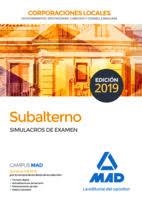 Subalterno Corporaciones Locales. Simulacros de examen ed 2019 | 9788414226674 | Ponce Martínez, Lidia Marina ;Torres Fonseca, Francisco Jesús | Librería Castillón - Comprar libros online Aragón, Barbastro