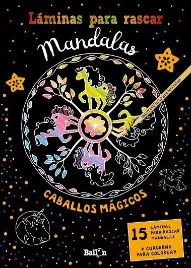 Láminas para rascar Mandalas - Caballos mágicos | 9789403213545 | BALLON | Librería Castillón - Comprar libros online Aragón, Barbastro