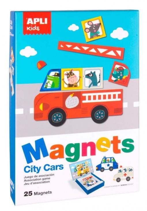 JUEGO MAGNÉTICO COCHES EN LA CIUDAD 24 IMANES APLI KIDS 16863 | 8410782168638 | Librería Castillón - Comprar libros online Aragón, Barbastro