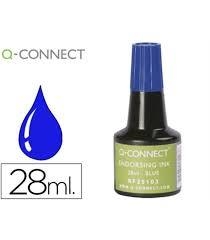 TINTA TAMPON Q-CONNECT AZUL FRASCO 28 ML KF25103 | 5705831251038 | Librería Castillón - Comprar libros online Aragón, Barbastro