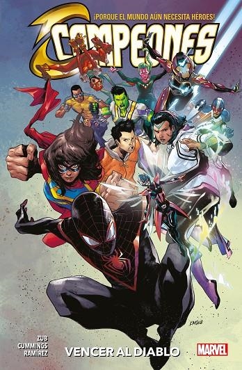 100% MARVEL COEDICIONES CAMPEONES RELANZAMIENTO | 9788413341224 | Jim Zub, Steven Cummings | Librería Castillón - Comprar libros online Aragón, Barbastro