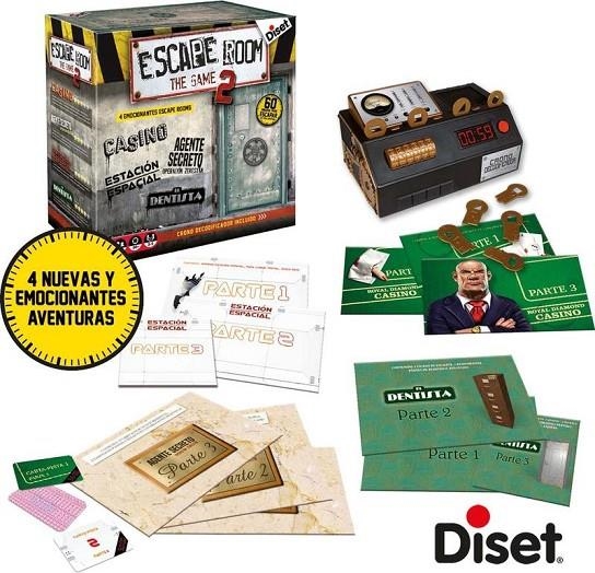 JUEGO DE MESA ESCAPE ROOM NEW THE GAME 2 | 8410446623268 | Librería Castillón - Comprar libros online Aragón, Barbastro