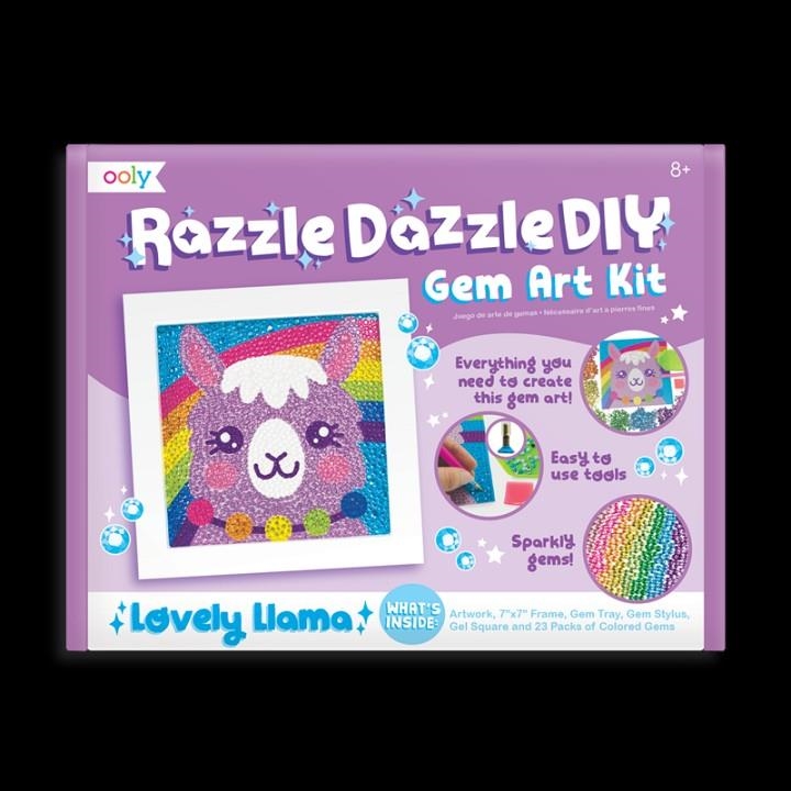 OOLY RAZZLE DAZZLE DIY ART KIT LOVELY LLAMA | 810078033608 | Librería Castillón - Comprar libros online Aragón, Barbastro