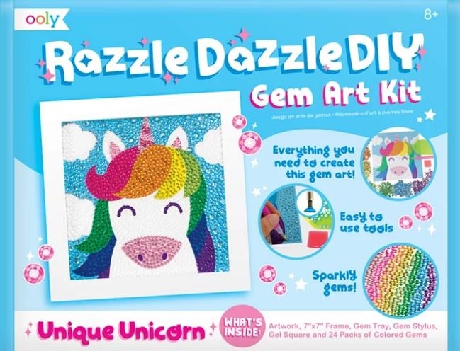 OOLY RAZZLE DAZZLE DIY ART KIT UNICORNS | 810078033615 | Librería Castillón - Comprar libros online Aragón, Barbastro