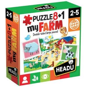 HEADU PUZZLE 8+1 MY FARM 2-5 AÑOS | 8059591420867 | Librería Castillón - Comprar libros online Aragón, Barbastro