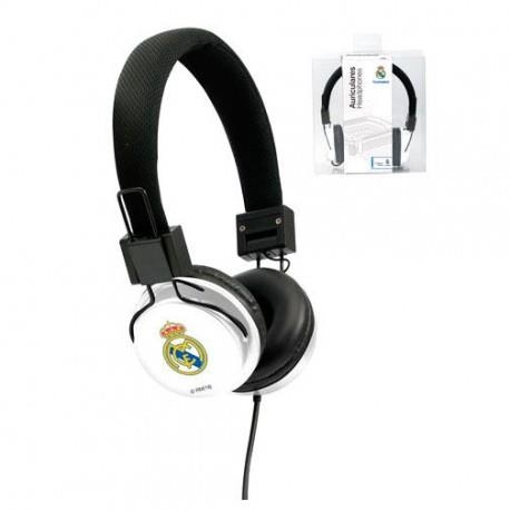 AURICULARES CASCO REAL MADRID BLANCO Y NEGRO 9106020 | 8435041742336 | Librería Castillón - Comprar libros online Aragón, Barbastro