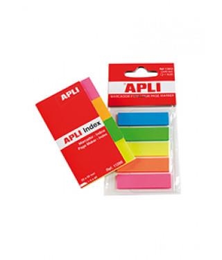 INDICE ADHESIVO 12X45 MM 125 HOJAS FLUOR FILM DE COLORES VARIADOS | 8410782119128 | Librería Castillón - Comprar libros online Aragón, Barbastro