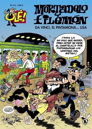 Da Vinci, El Pintamona... Lisa (Olé! Mortadelo 212) | 9788402422941 | Francisco Ibáñez | Librería Castillón - Comprar libros online Aragón, Barbastro