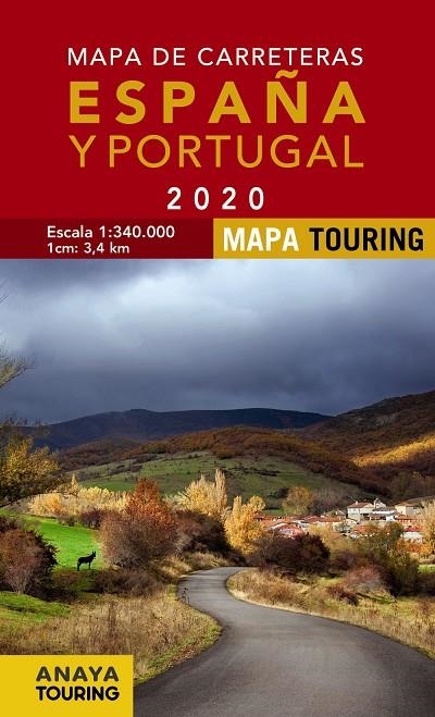 Mapa de Carreteras de España y Portugal 1:340.000, 2020 | 9788491582946 | Anaya Touring | Librería Castillón - Comprar libros online Aragón, Barbastro