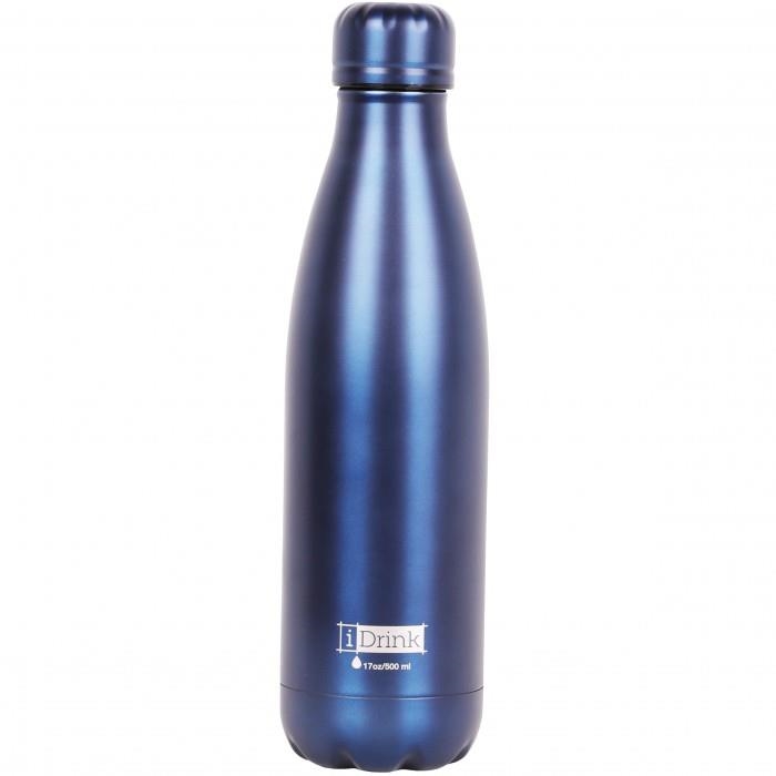 BOTELLA TERMICA 500 ML AZUL METALIZADO ID0021 | 8052877045723 | Librería Castillón - Comprar libros online Aragón, Barbastro