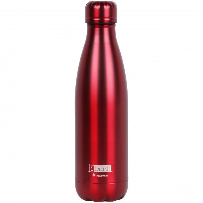 BOTELLA TERMICA 500 ML ROJO METALIZADO ID0022 | 8052877045730 | Librería Castillón - Comprar libros online Aragón, Barbastro