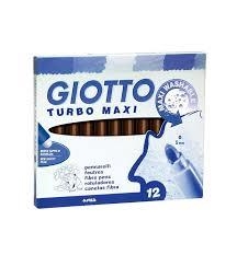 ROTULADOR GIOTTO TURBO MAXI MARRON (PUNTA GRUESA) 12 UD | 8000825493164 | Librería Castillón - Comprar libros online Aragón, Barbastro