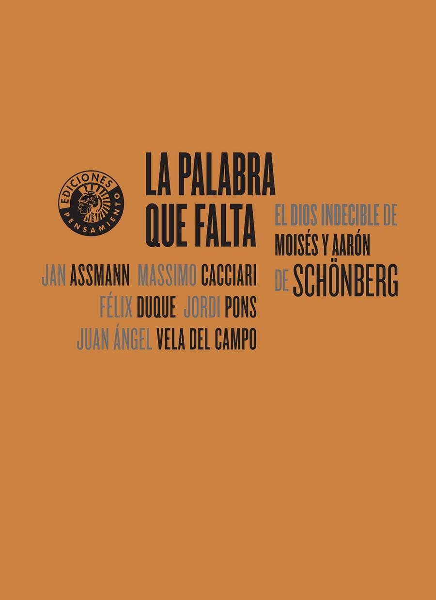 La palabra que falta | 9788494970047 | Assmann, Jan/Cacciari, Massimo/Duque, Félix/Pons, Jordi/Vela del Campo, Juan Ángel | Librería Castillón - Comprar libros online Aragón, Barbastro