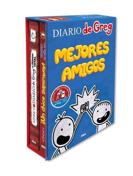 Estuche mejores amigos Rowley - Greg | 9788427220850 | Jeff Kinney | Librería Castillón - Comprar libros online Aragón, Barbastro