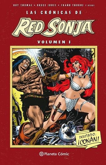 Crónicas de Red Sonja nº 01/04 | 9788491469865 | Roy Thomas | Esteban Maroto Torres | Frank Thorne | Bruce Jones | Librería Castillón - Comprar libros online Aragón, Barbastro