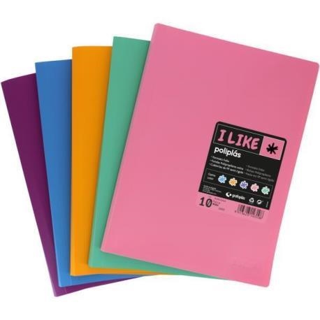 CARPETA FUNDAS 20 BOLSAS I LIKE POLIPLAS FOLIO ROSA 01451353 | 8413623150298 | Librería Castillón - Comprar libros online Aragón, Barbastro